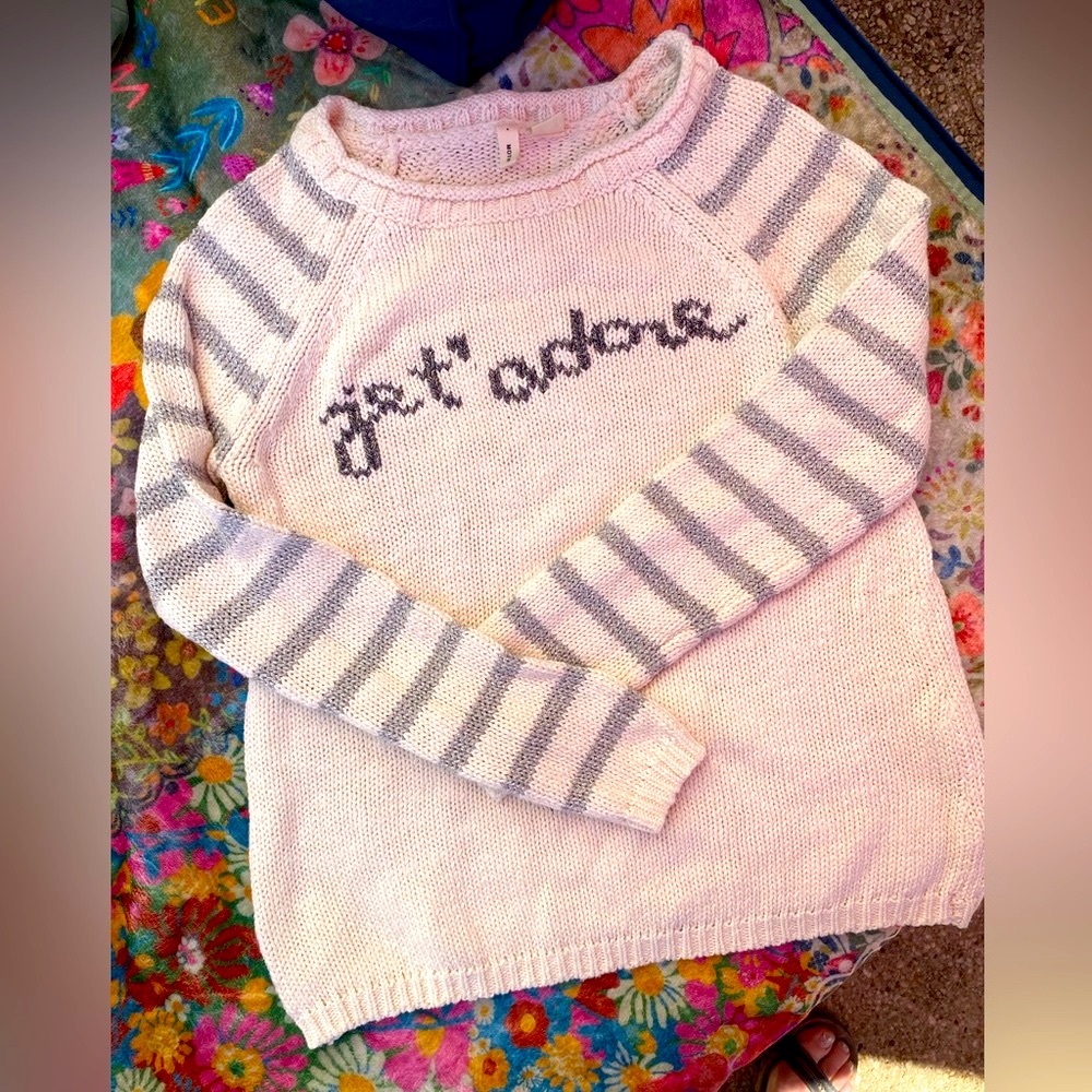 MOTH Je t’adore Sweater Brand New XS